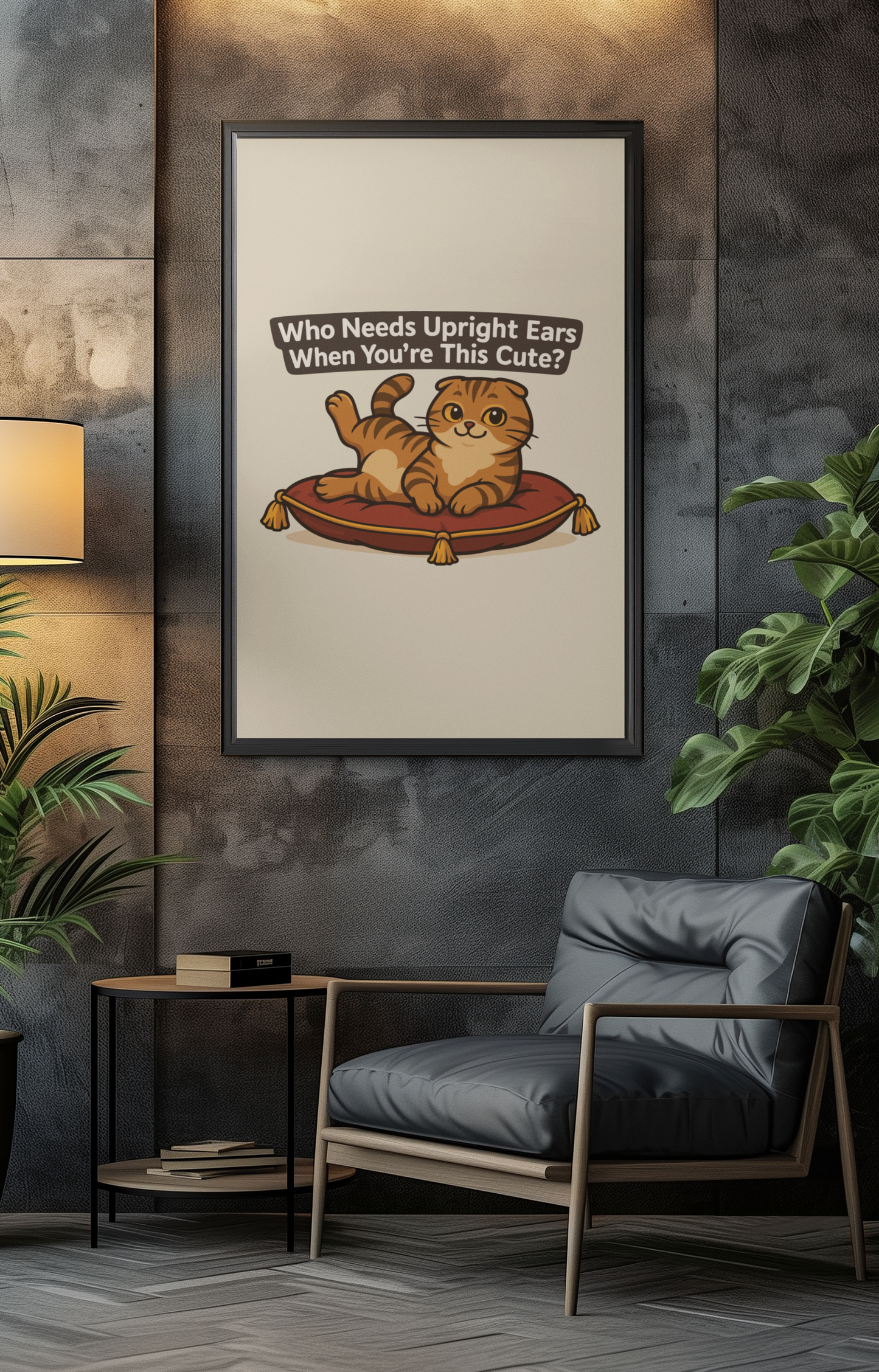 Funny Cat Memes: Cute Cat Quote Matte Vertical Poster - Perfect Wall Art for Cat Lovers