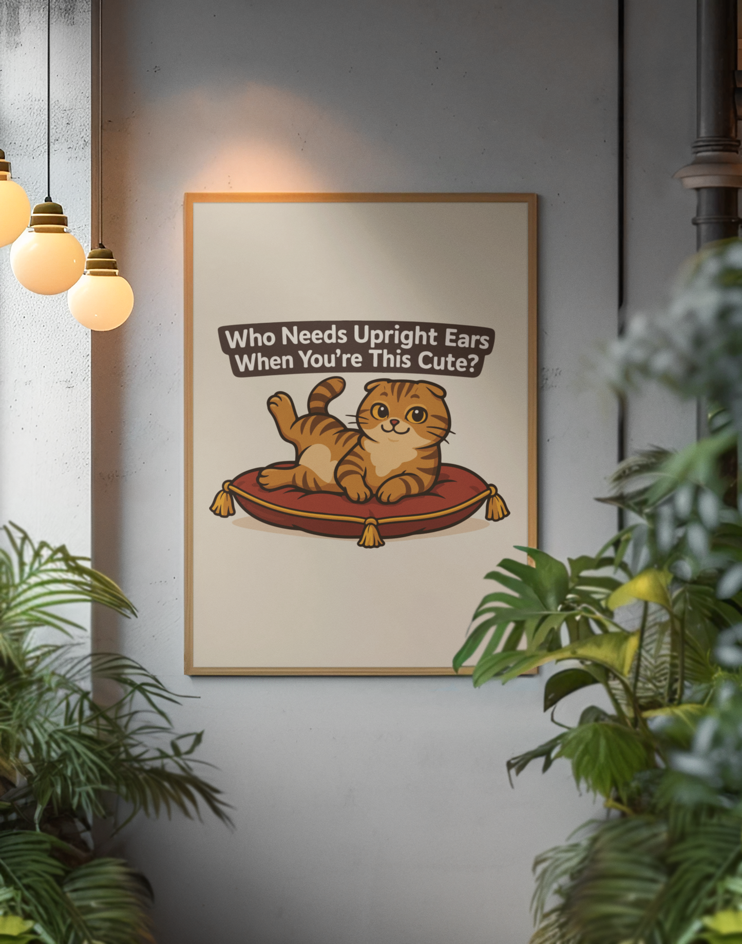 Funny Cat Memes: Cute Cat Quote Matte Vertical Poster - Perfect Wall Art for Cat Lovers
