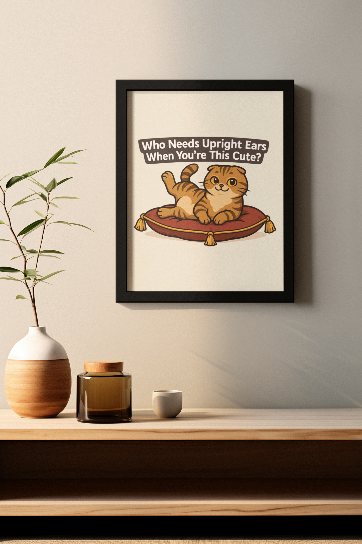 Funny Cat Memes: Cute Cat Quote Matte Vertical Poster - Perfect Wall Art for Cat Lovers